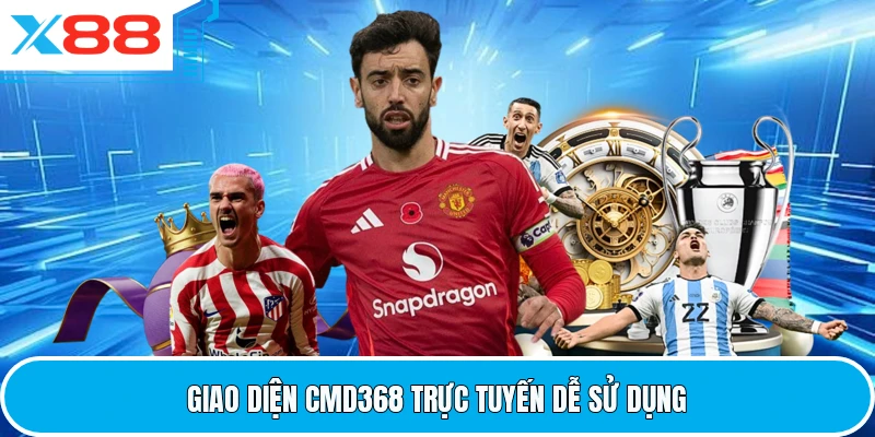 Giao diện CMD368 trực tuyến dễ sử dụng