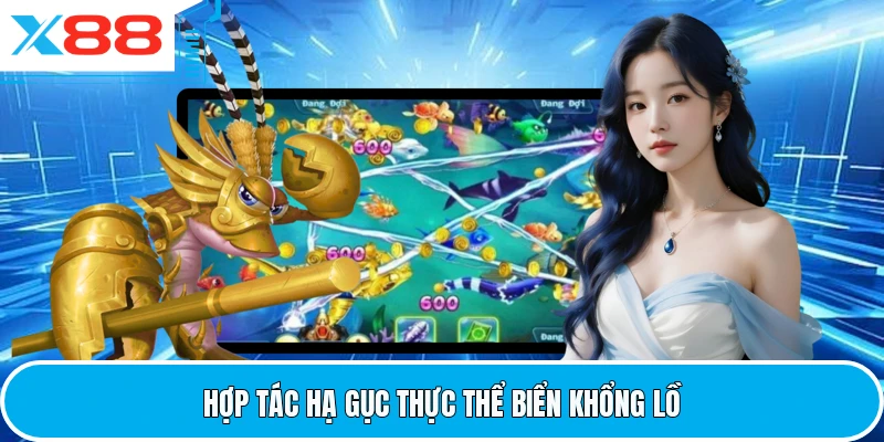 Hợp tác hạ gục thực thể biển khổng lồ
