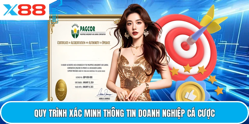 Quy trình xác minh thông tin doanh nghiệp cá cược