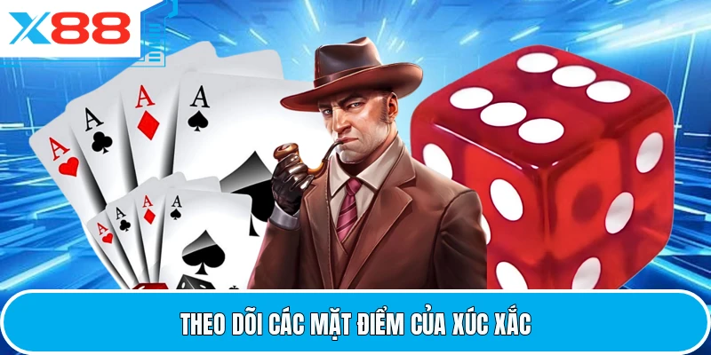 Theo dõi các mặt điểm của xúc xắc